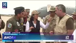 Keiko Fujimori llega a Chiclayo para supervisar trabajos de prevención ante posible Fenómeno de El Niño./ Video: Canal N