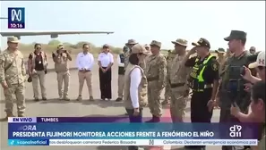 Keiko Fujimori inspecciona medidas de prevención ante dengue y eventuales lluvias en Tumbes./ Video: Canal N