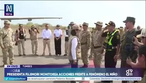 Keiko Fujimori inspecciona medidas de prevención ante dengue y eventuales lluvias en Tumbes./ Video: Canal N