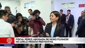 Giulliana Loza, abogada de Keiko Fujimori. América Noticias