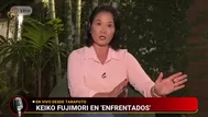 Keiko Fujimori: Mi pase a segunda vuelta aún no está asegurado