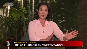Keiko Fujimori afirmó que su pase a segunda vuelta aún no está asegurado, pese a liderar la intención de voto. Video: Cuarto Poder