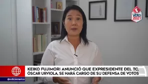 Keiko Fujimori, lideresa de Fuerza Popular.