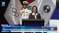 Presidenta Keiko Fujimori resalta legado deportivo que dejarán los Panamericanos Lima 2027