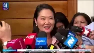 Keiko Fujimori pide paciencia y esperar el conteo final de votos