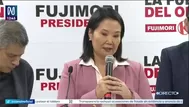 Keiko Fujimori pide reconocer los resultados y apuesta por reunificar al país