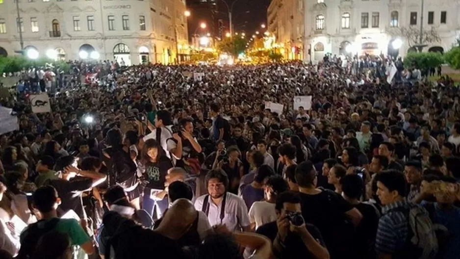 Marcha contra Keiko Fujimori / Foto: El Comercio