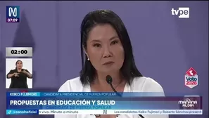 La candidata de Fuerza Popular planteó obras de infraestructura hídrica para todo el país, la formalización de viviendas mediante Cofopri y el impulso de proyectos de rápida ejecución en zonas vulnerables./ Video: Canal N
