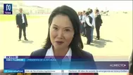 Keiko Fujimori descarta disolver el Congreso y espera aprobación de facultades legislativas