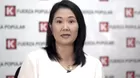 Keiko Fujimori rechaza intento de anular Fuerza Popular