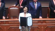 Keiko Fujimori recibió credenciales como presidenta de la República