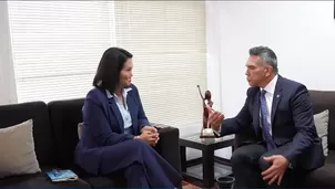 Keiko Fujimori recibió visita de senador mexicano. Foto y video: Canal N