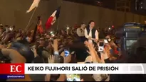 Keiko Fujimori recuperó su libertad. Foto y video: América Noticias