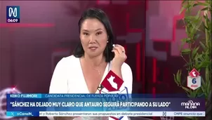 La candidata de Fuerza Popular afirmó que la actual composición parlamentaria obligará al diálogo entre fuerzas políticas y pidió aclarar el rol que tendría Antauro Humala en un eventual gobierno de Juntos por el Perú./ Video: Canal N