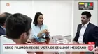 Keiko Fujimori se reunió con senador mexicano y deportistas olímpicos