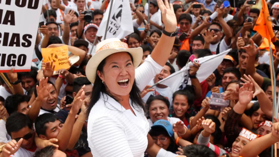 Fujimori afirmó no sentirse confiada a pesar de liderar las encuestas. Foto: La República 