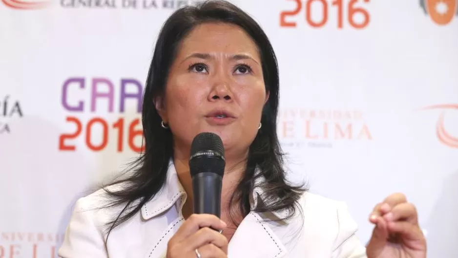 Keiko Fujimori, candidata presidencial por Fuerza Popular. Foto: laprimera.pe