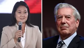Keiko Fujimori lamenta la muerte de Mario Vargas Llosa. Foto y video: Canal N/Andina
