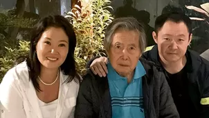 Keiko y Kenji Fujimori visitaron a su padre en la clínica donde permanece internado.