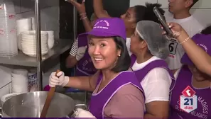 Keiko Fujimori y Rafael López Aliaga empatan en primer lugar. Foto y video: Canal N