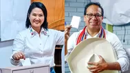 Keiko Fujimori y Roberto Sánchez: Así va el conteo de la ONPE