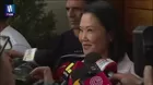 Keiko Fujimori llama a la calma ante convocatorias de movilización