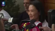 Keiko Fujimori llama a la calma ante convocatorias de movilización