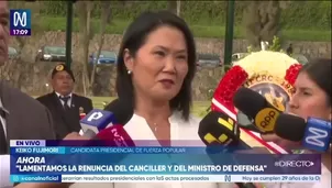 Keiko pide "paños fríos" ante posible censura de Balcázar/ Video: Canal N