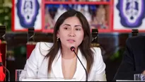 La congresista de Perú Libre, Kelly Portalatino, ha acudido hoy a la sede del Ministerio Público. / Video: Canal N