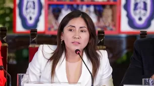 La congresista de Perú Libre, Kelly Portalatino, ha acudido hoy a la sede del Ministerio Público. / Video: Canal N