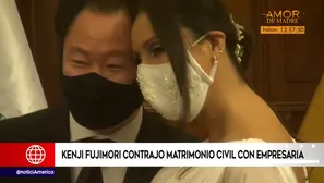 Kenji Fujimori Higuchi y Erika Viviana Muñoz Regis.