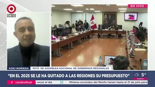 Koki Noriega: crédito suplementario solo destina 1% a regiones