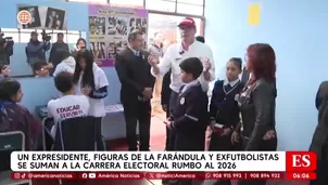 Kuczynski, figuras de la farándula, exfutbolistas y exministros de Boluarte son precandidatos al Congreso. / Video: América Noticias   