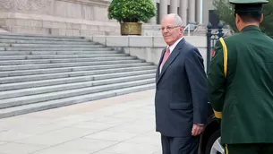 Pedro Pablo Kuczynski en China. Foto: AFP