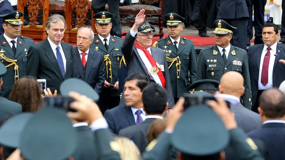 Pedro Pablo Kuczynski y Basombr&iacute;o. Foto: Presidencia