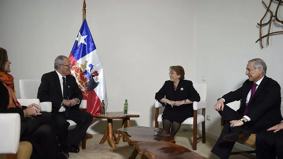 PPK y Michelle Bachelet. Foto: umperu.com