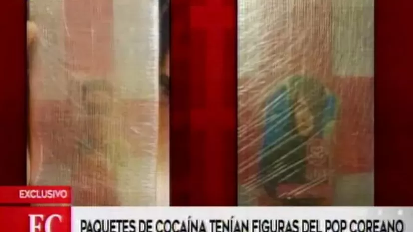 Ladrillos de cocaína llevaban el rostro de figuras de pop coreano