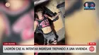 Ladrón cae de tercer piso en Los Olivos
