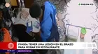 Ladrón fingía tener lesión en el brazo para robar