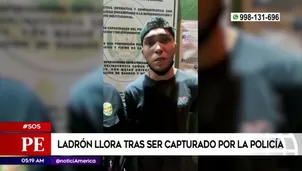 Captura en el Rímac. América Noticias