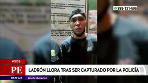 Captura en el Rímac. América Noticias