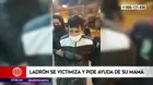 Ladrón lloró y llamó a su mamá para evitar ser detenido por la Policía