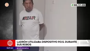 Hombre usaba POS para realizar gastos con tarjetas de sus víctimas | Video: América Noticias