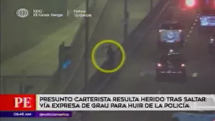 Delincuente intentó evitar ser llevado a la comisaría. América Noticias