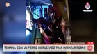 Ladrón termina con fierro incrustado en Piura