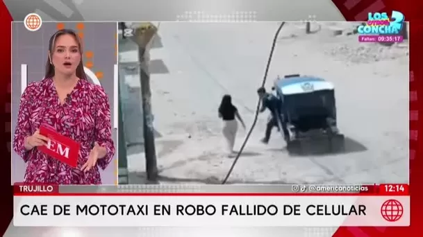 Título: Ladrón en Trujillo sufre aparatosa caída al intentar robar celular. Foto: América Noticias Título: Ladrón en Trujillo sufre aparatosa caída al intentar robar celular. Foto: América Noticias