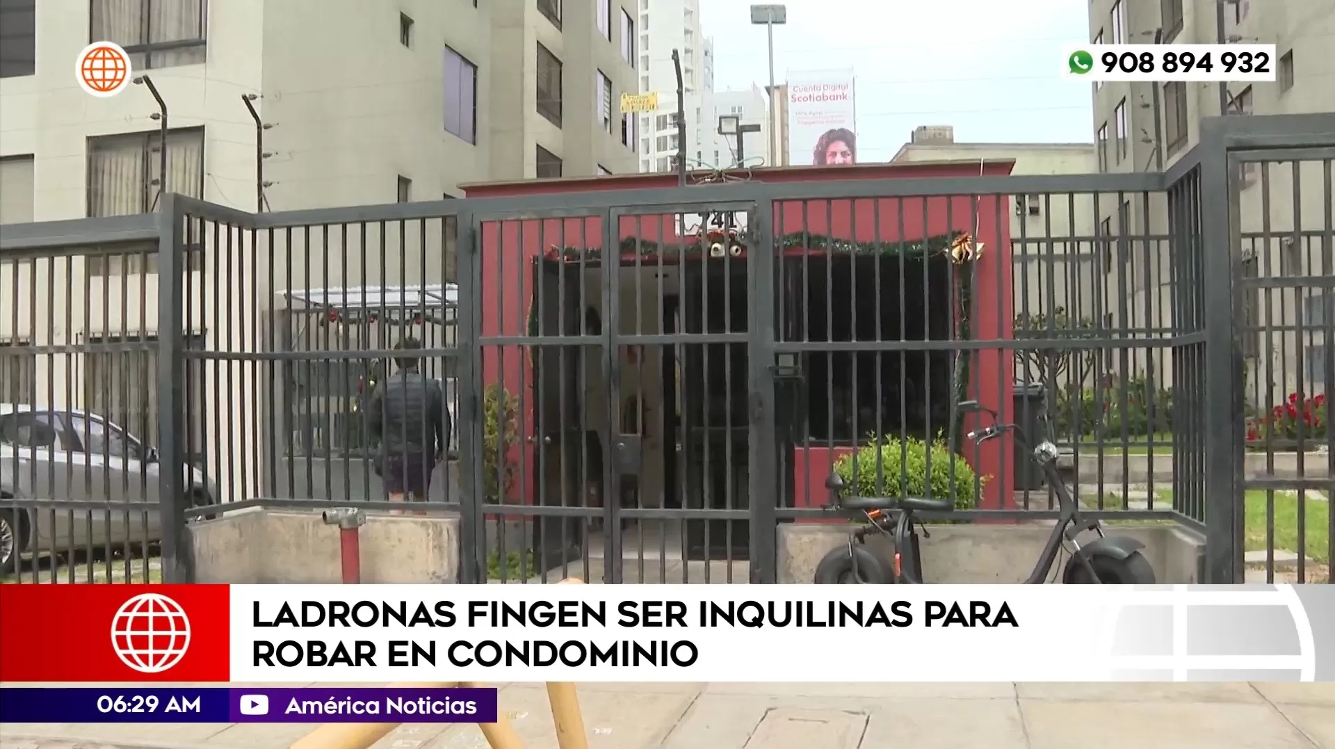 Ladronas fingen ser inquilinas para robar en condominio en el Cercado de Lima. Foto: América Noticias