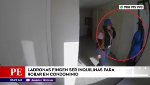 Ladronas fingen ser inquilinas para robar en condominio en el Cercado de Lima. Foto y video: América Noticias