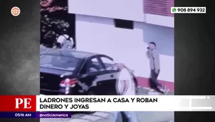 Ladrones ingresan a casa y roban dinero y joyas en La Molina. Foto y video: América Noticias