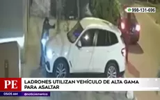 Ladrones utilizan vehículo de alta gama para asaltar en Miraflores - Noticias de miraflores